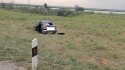Два пассажира пострадали в перевернувшейся легковушке под Будённовском