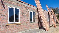 Строительство амбулатории в селе Искра выполнено на 60% 