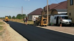 В посёлке Терек завершили ремонт дороги по улице Чкалова