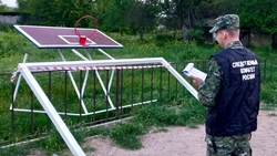 В посёлке Будённовского округа на детской площадке погиб ребёнок