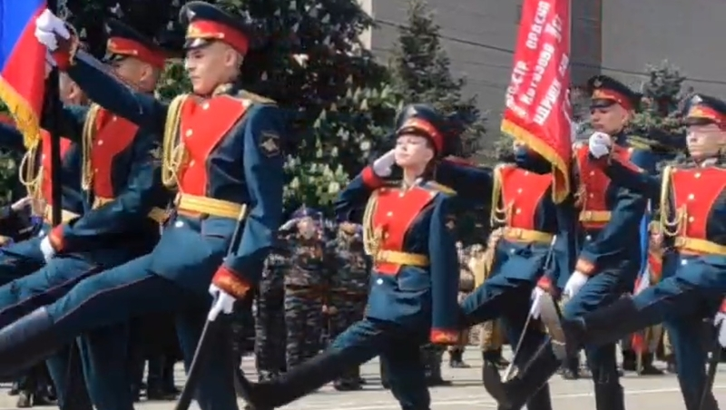 Парад, посвящённый 80-й годовщине Великой Победы прошёл в Будённовске
