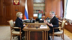Глава Ставрополья обсудил планы по развитию края в Совфеде РФ