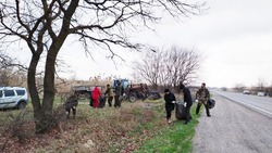 В Будённовском округе ликвидировали стихийную свалку