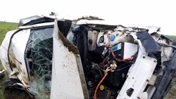 В Левокумском округе произошла авария с пятью пострадавшими