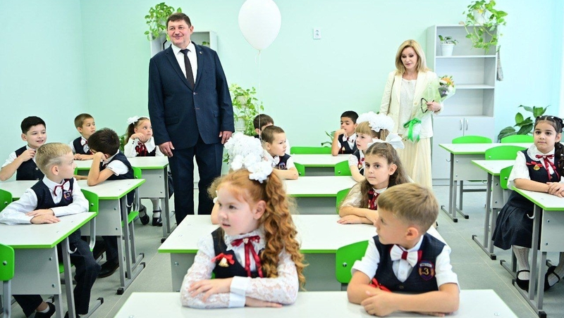 Школа №3 в селе Прасковея открылась после капитального ремонта