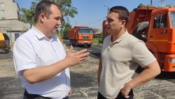 Денис Полюбин проверил реализацию инфраструктурных проектов в Прикумье