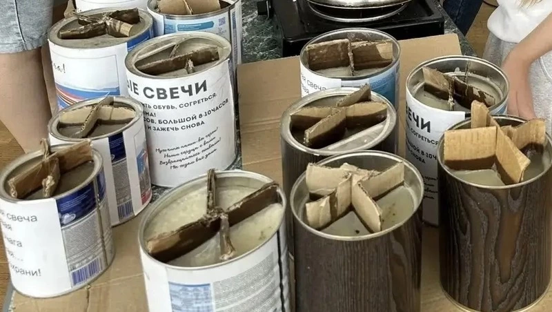 Партию окопных свечей отправили на СВО с Прикумья