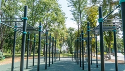 В ставропольском посёлке по губернаторской программе построили спортплощадку