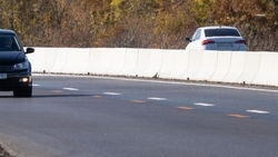 Аварийный участок дороги в Будённовском округе обустроили шумовыми полосами