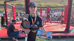 Будённовец стал чемпионом и взял пояс турнира по боевому самбо в Дагестане