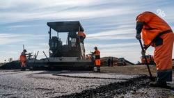 В Будённовском округе завершается ремонт дороги благодаря госпрограмме